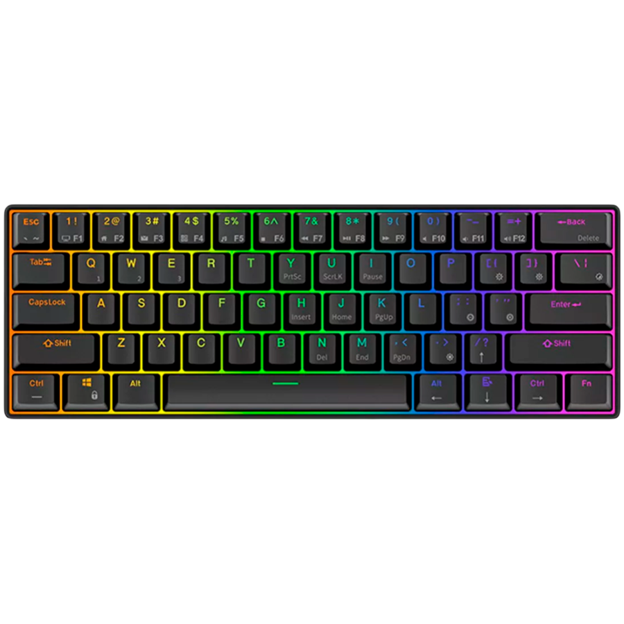 Mehanička tipkovnica ROYAL KLUDGE RK61 (60%, bežična, Red Switch, crna)-0