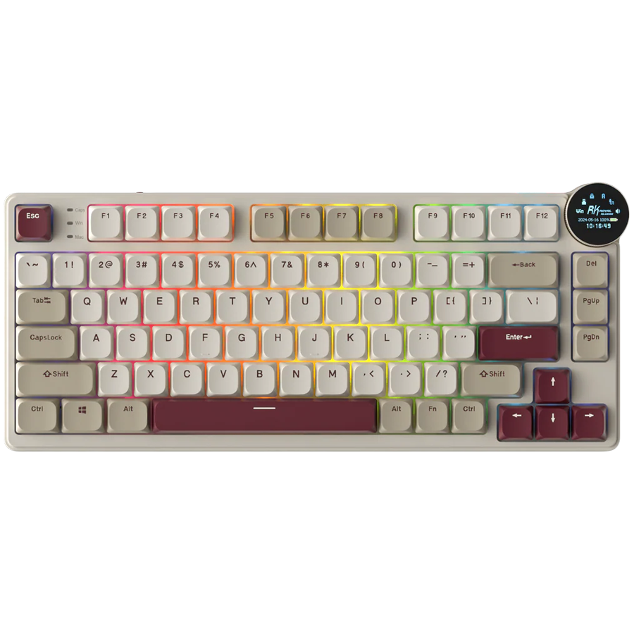 Mehanička tipkovnica ROYAL KLUDGE RK N80 (Rosy Clouds, Brown Switch, US)-0