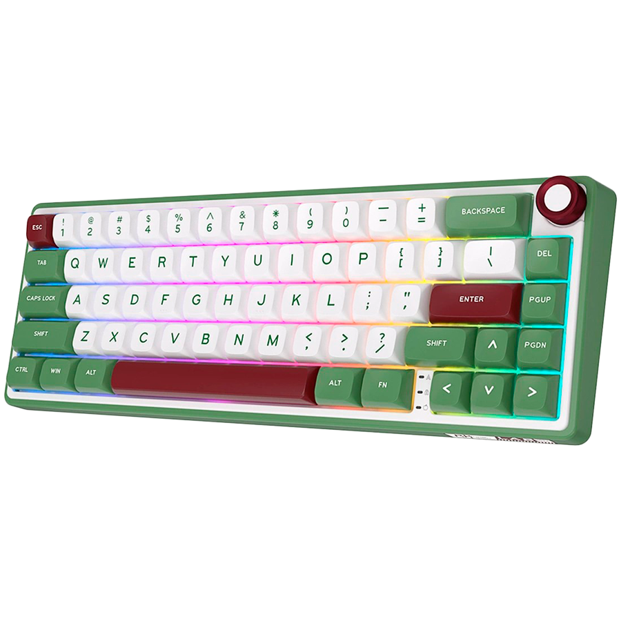 Gaming tipkovnica ROYAL KLUDGE R65 (Green Sand, Chartreuse Switch, US)-1