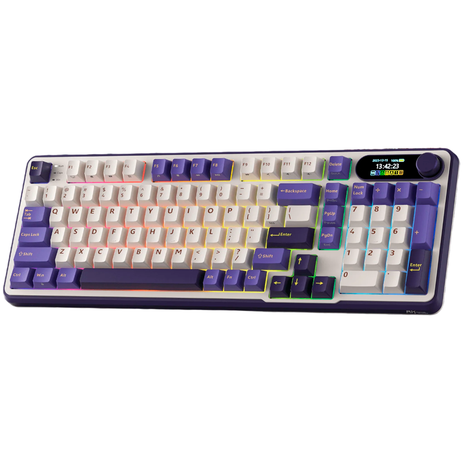 Mehanička tipkovnica ROYAL KLUDGE RK-S98 (Blackberry Mousse, Chartreuse Switch, US)-1