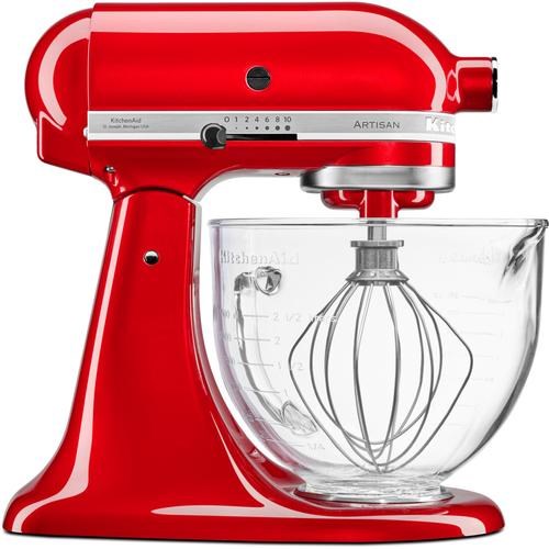 Posuda za mikser KITCHENAID 5KSM5GB (4.7 L, staklena, s poklopcem)-1