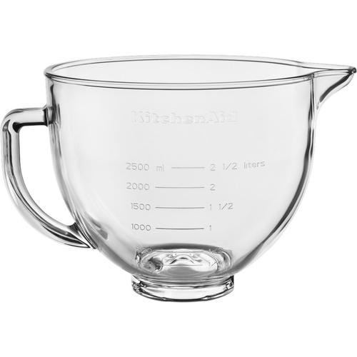 Posuda za mikser KITCHENAID 5KSM5GB (4.7 L, staklena, s poklopcem)-0