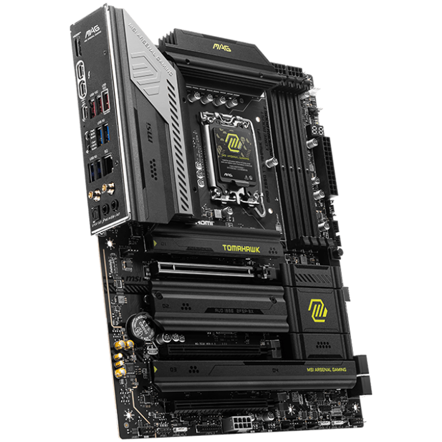 MBO MSI MAG Z890 TOMAHAWK WIFI (LGA 1851, DDR5 do 9200MHz, 3x PCIe x16, 4x M.2, 4xUSB 2.0, 4xUSB 5Gbps A, 3xUSB 10Gbps A, 1xUSB 10 Gbps C, 1xUSB 20Gbps C, 1x HDMI, 2x Type-C DP, 5G LAN, 7.1 Audio)-1