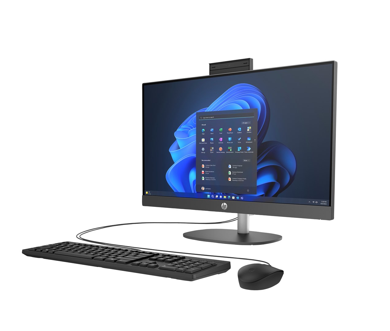 Računalo HP ProOne 240 G10 AIO 23.8" FHD IPS 250nits AG Ultra (23.8", 1920x1080, Intel Core i7-155U, 16GB DDR5, SSD 512GB, Intel UHD, Windows 11 Pro) – internacionalna non HR tipkovnica-3