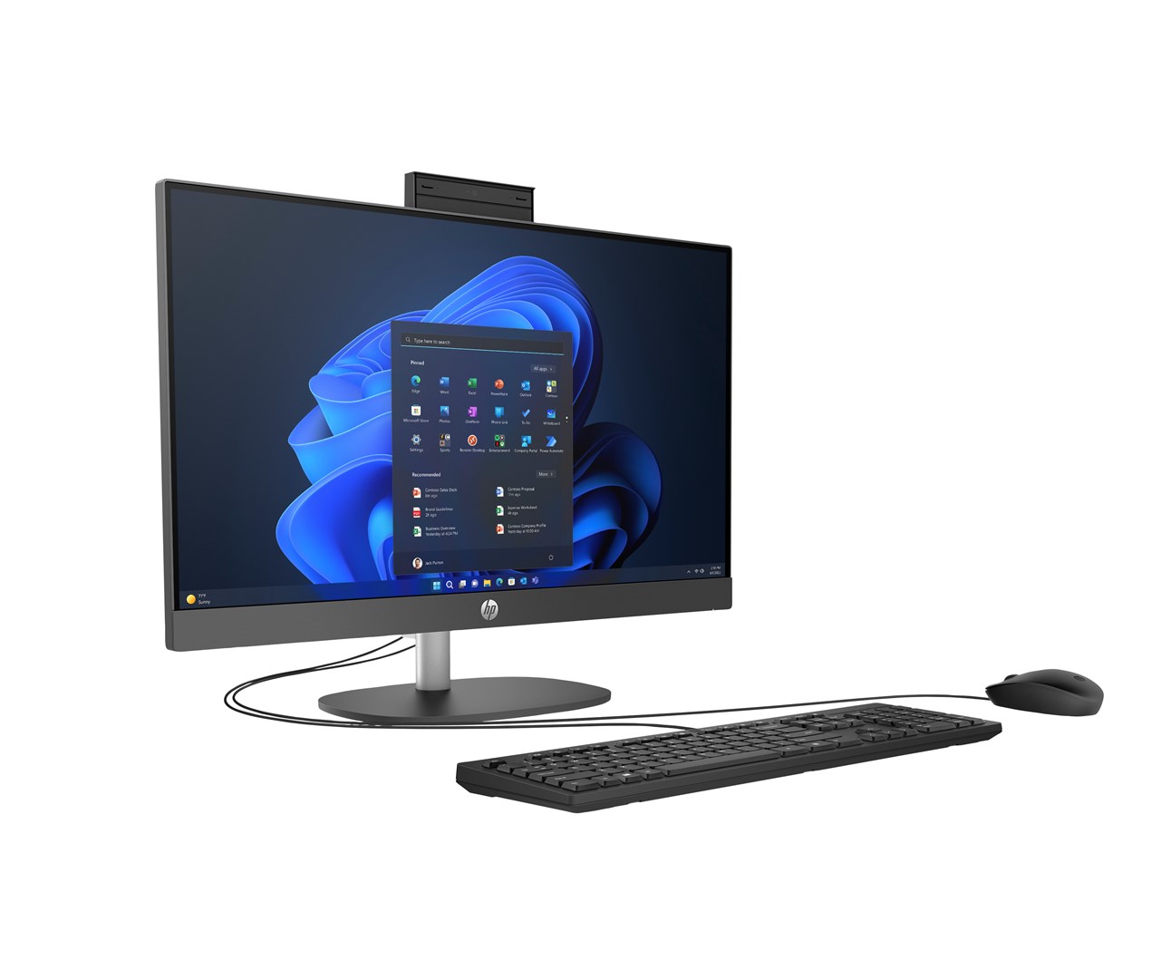 Računalo HP ProOne 240 G10 AIO 23.8" FHD IPS (23.8", 1920x1080, Intel Ultra 7, 16GB RAM, SSD 512GB, Windows 11 Pro) – internacionalna non HR tipkovnica-1