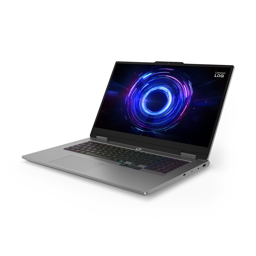 Laptop LENOVO LOQ 17IRX10 (17.3" FHD, i5-13450HX, 16GB DDR5, SSD512, GeForce RTX 5050 8GB, NoOS, Luna Grey) – internacionalna non HR tipkovnica-2