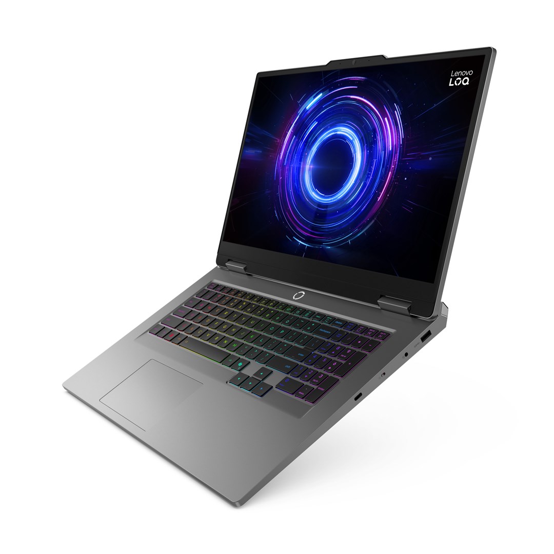 Laptop LENOVO LOQ 17IRX10 (17.3" FHD, i5-13450HX, 16GB DDR5, SSD512, GeForce RTX 5050 8GB, NoOS, Luna Grey) – internacionalna non HR tipkovnica-3
