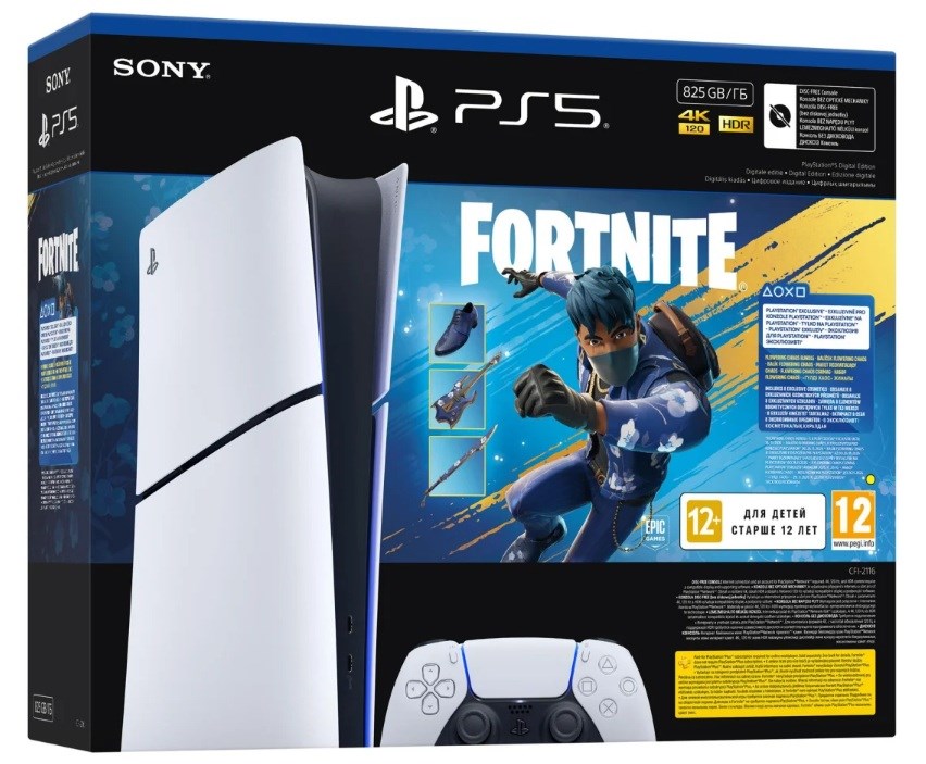 Sony PlayStation 5 Slim Console + Fortnite Blooming Chaos-3