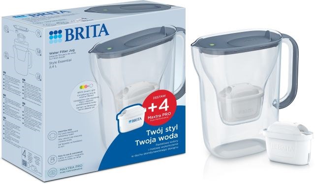 Filter za vodu BRITA Style Essential+4 MAXTRA PRO PURE PERFORMANCE (graphite)-0