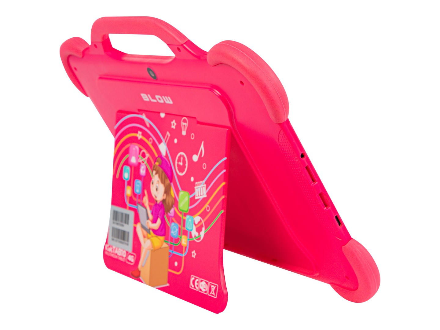 Tablet KidsTAB10 4G BLOW 4/64GB pink + case-0