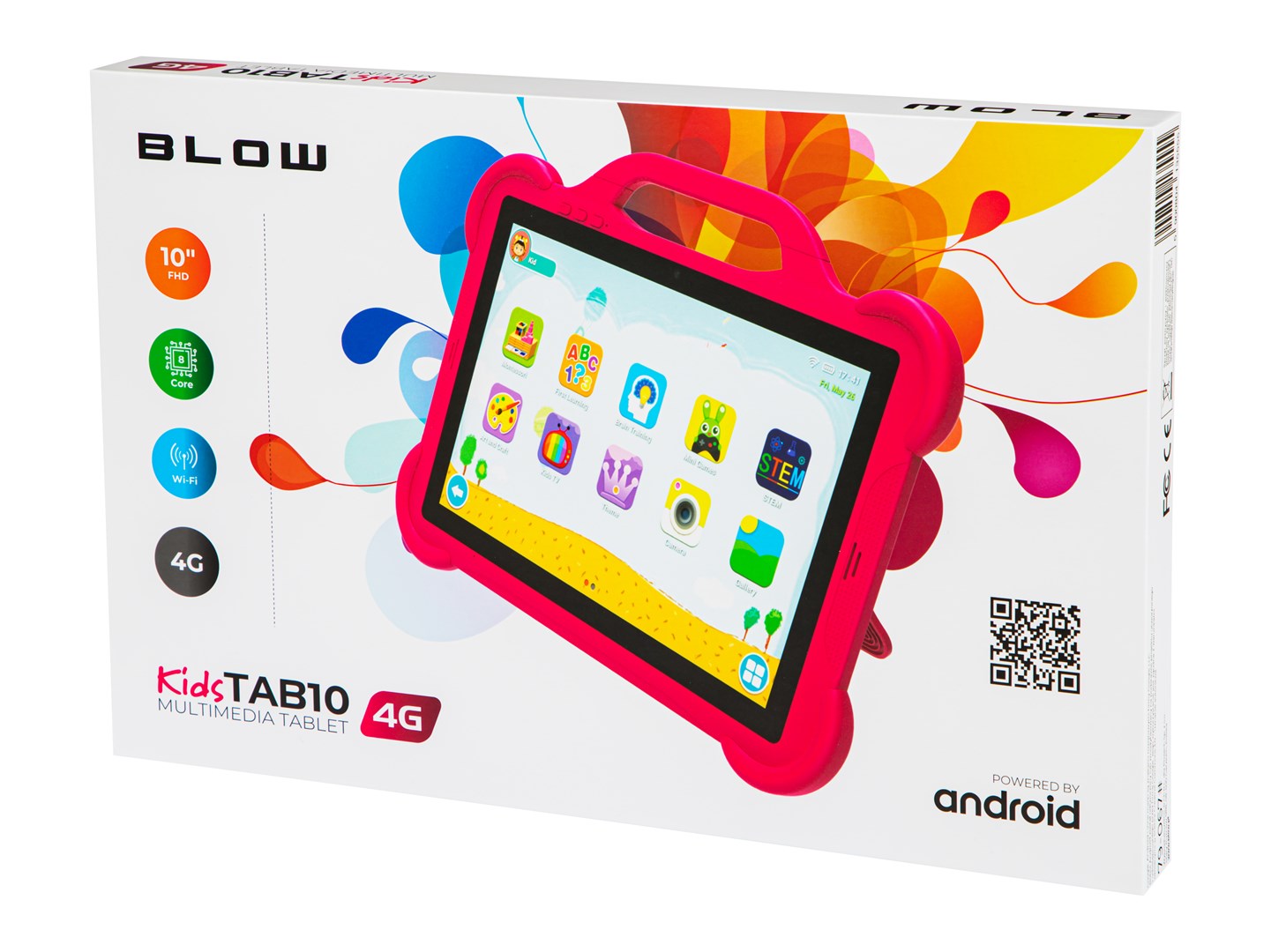 Tablet KidsTAB10 4G BLOW 4/64GB pink + case-3