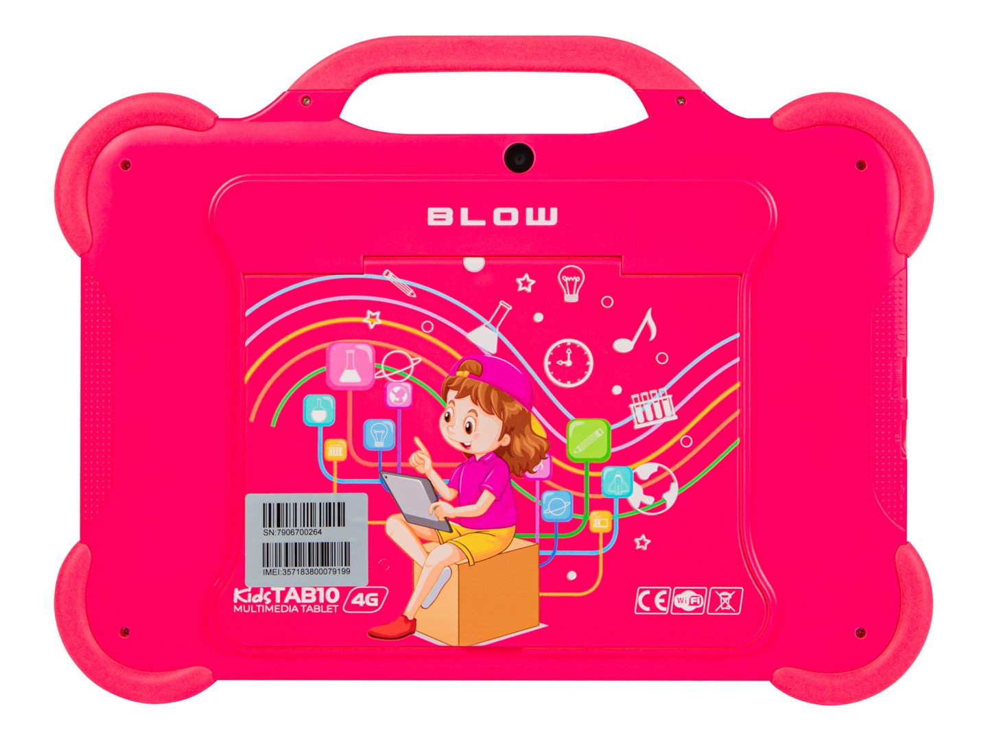 Tablet KidsTAB10 4G BLOW 4/64GB pink + case-1