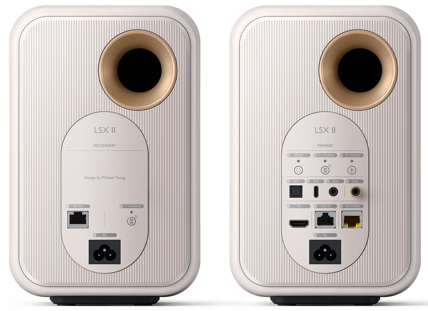 Zvučnici KEF LSX II Mineral White (Wi-Fi, Bluetooth, par)-3