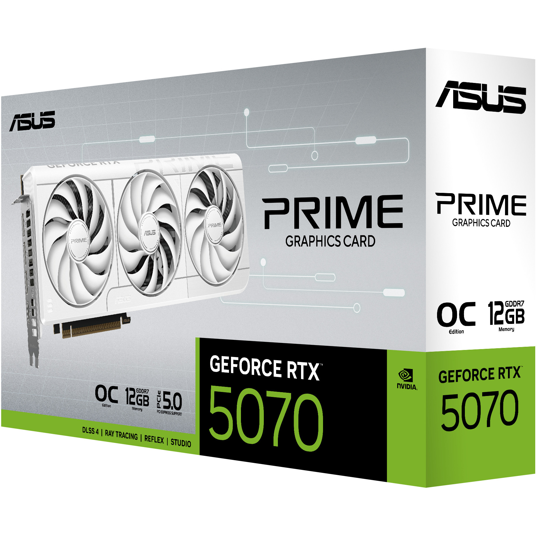 Grafička kartica ASUS RTX 5070-O12G-WHITE NVIDIA GeForce RTX 5070 12 GB GDDR7-15