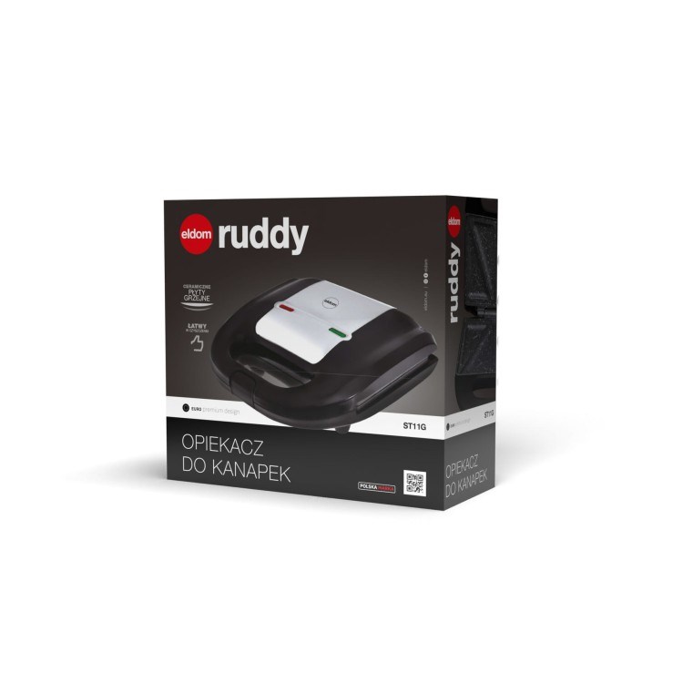 Toster za sendviče ELDOM RUDDY (750w, granitne ploče)-2