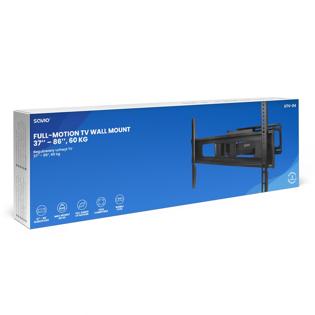 Stalak za TV SAVIO UTV-04 2.18 m (86") Crna boja-12