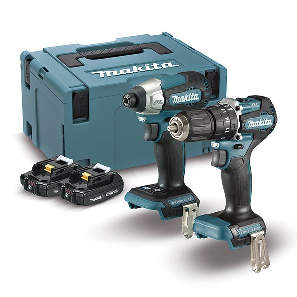 Set akumulatorskih alata MAKITA DLX2414AJ (DHP486 + DTD153, 2x5.0Ah, punjač, MAKPAC)