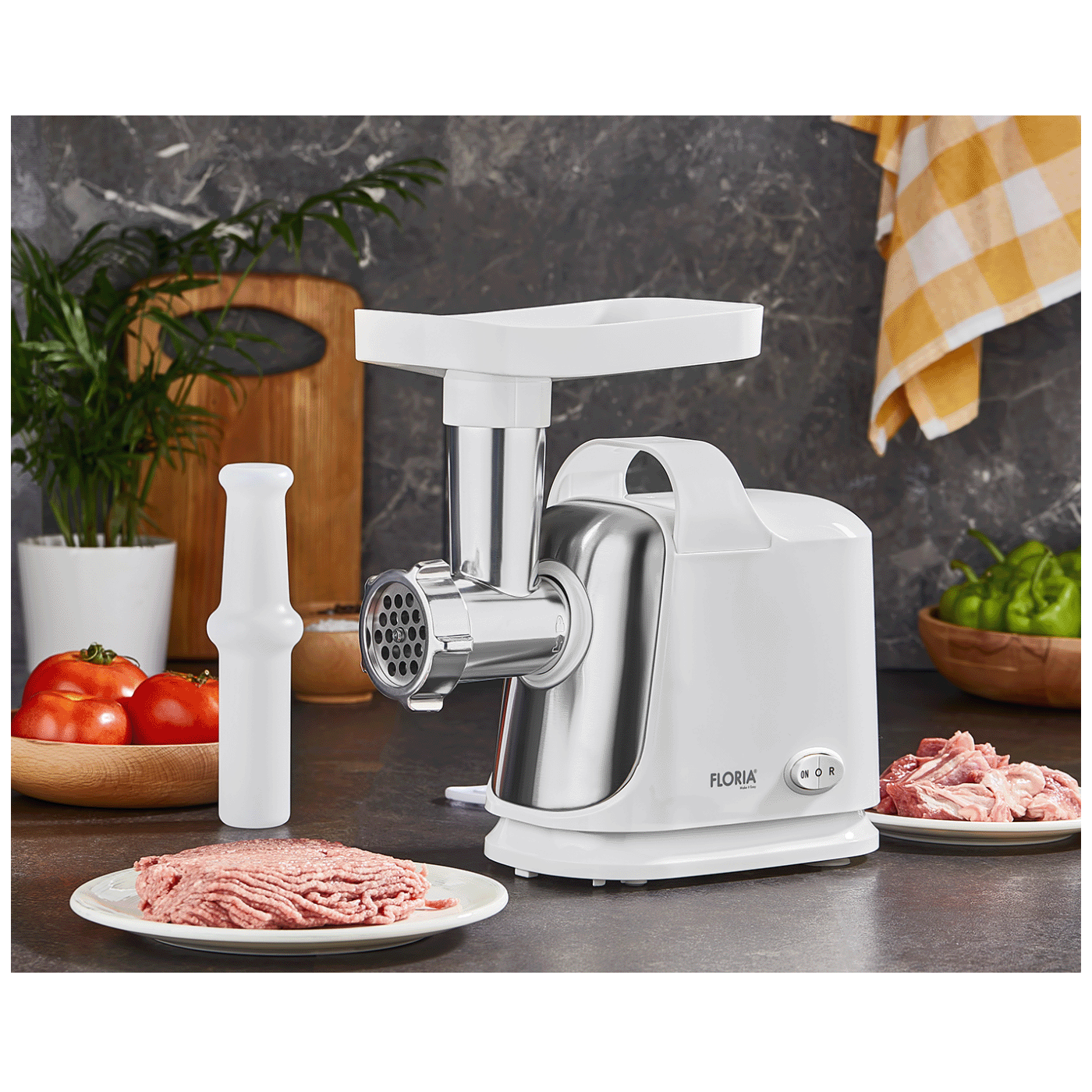 Mašina za mljevenje mesa FLORIA ZLN7966 1300 W-2