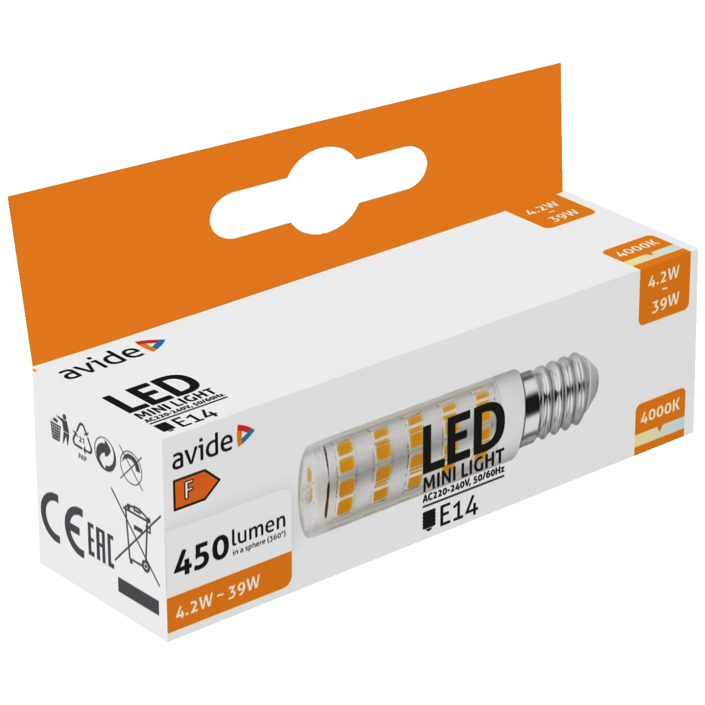 LED sijalica AVIDE ABJD14NW-4.2W-B 4.2W E14 4000K IP20-3