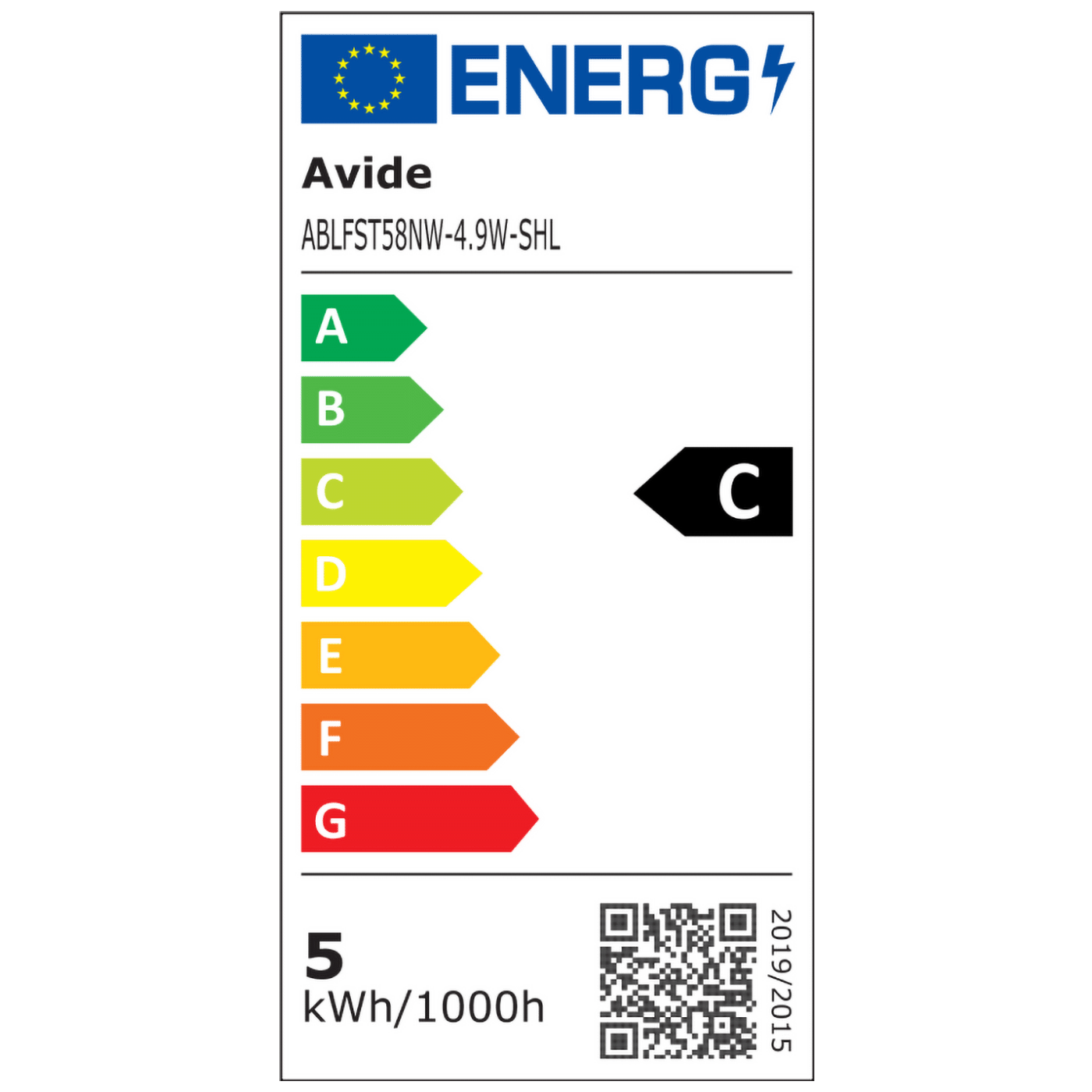Žarulja LED AVIDE Filament ST58 4.9W E27 4000K bijela svjetlost-4