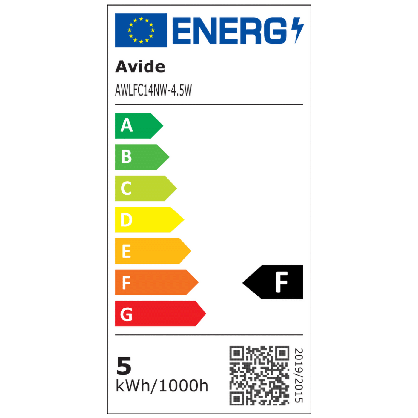 Žarulja LED AVIDE White Filament Candle 4.5W E14 (4000K, bijela svjetlost)-4
