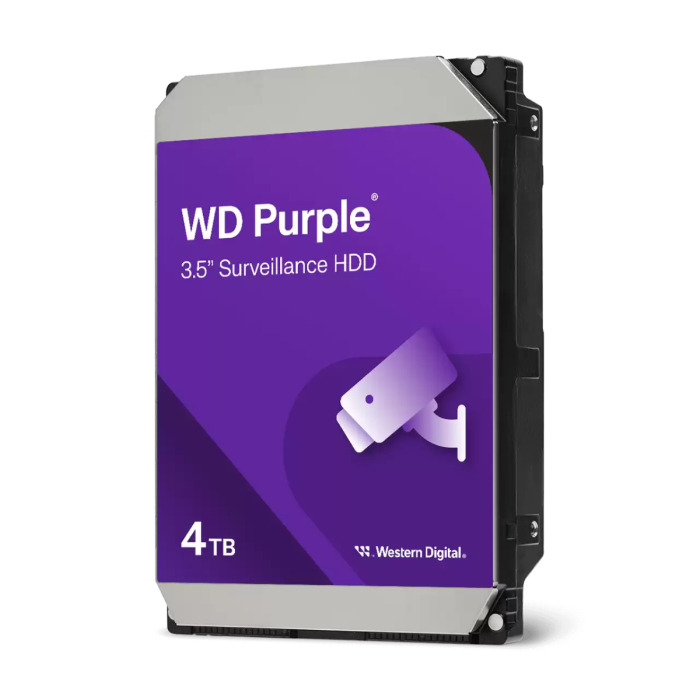 HDD disk WESTERN DIGITAL WD 4TB Purple 3,5" SATA 6Gb/s 5400rpm 128MB