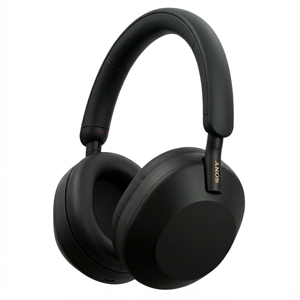Slušalice SONY WH-1000XM5SA Over-Ear crne (ANC, bežične i žične)-0