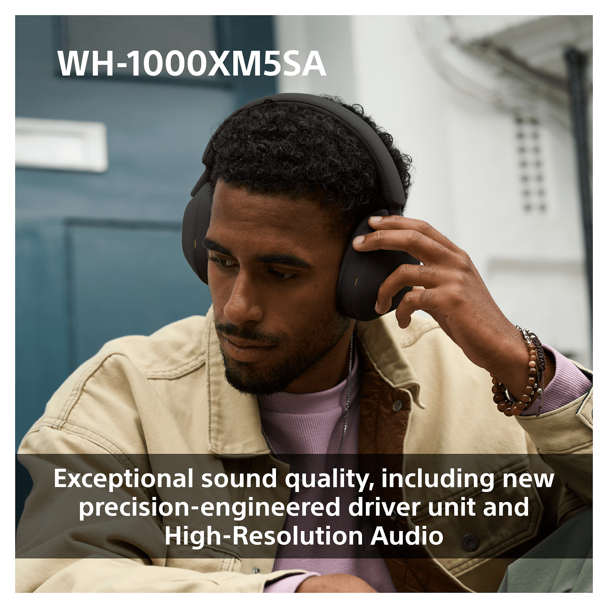 Slušalice SONY WH-1000XM5SA Over-Ear crne (ANC, bežične i žične)-8