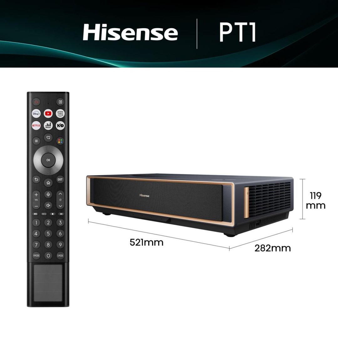 TV HISENSE PT1 Smart Wi-Fi Black-1