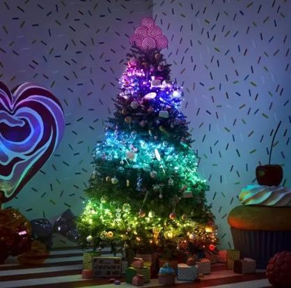 Dekoracija → TWINKLY → Pre-lit Tree - 1.50m (270 RGB LED, zeleni kabel, tip utikača C)-5