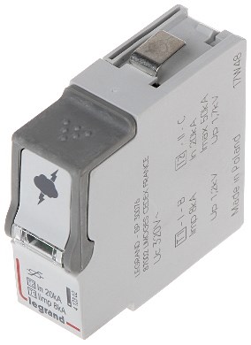 Zamjenski uložak za prenaponsku zaštitu LEGRAND 412211 (T1+T2, 8 kA, 320V)