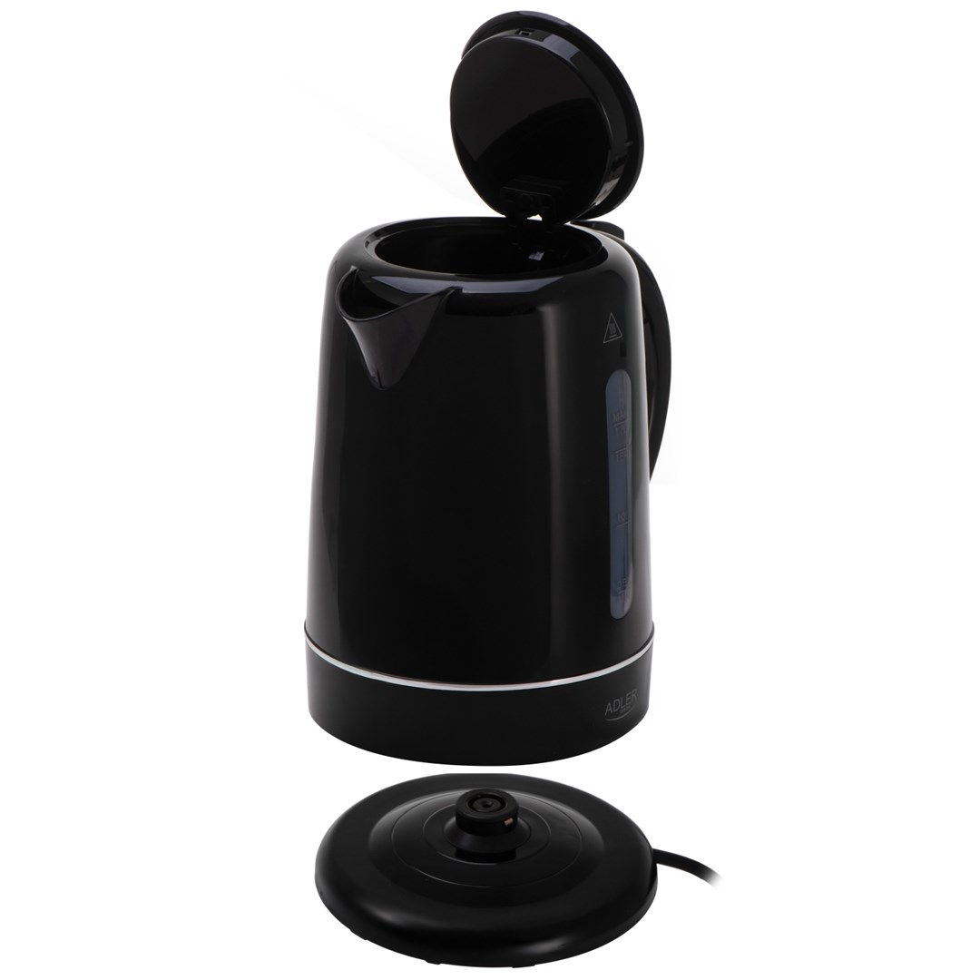 Kettle ADLER 1385B crna bijela električna-3
