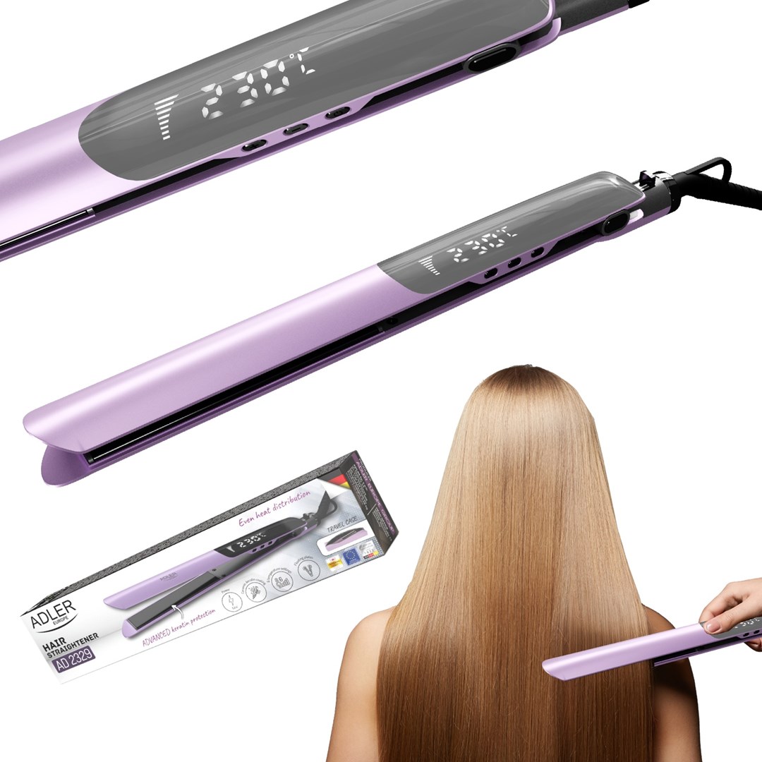 Glačalo za kosu ADLER AD 2329 Keratin hair straightener-9