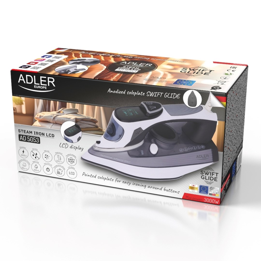 Pegla ADLER AD 5053 Steam iron 3000 W-19