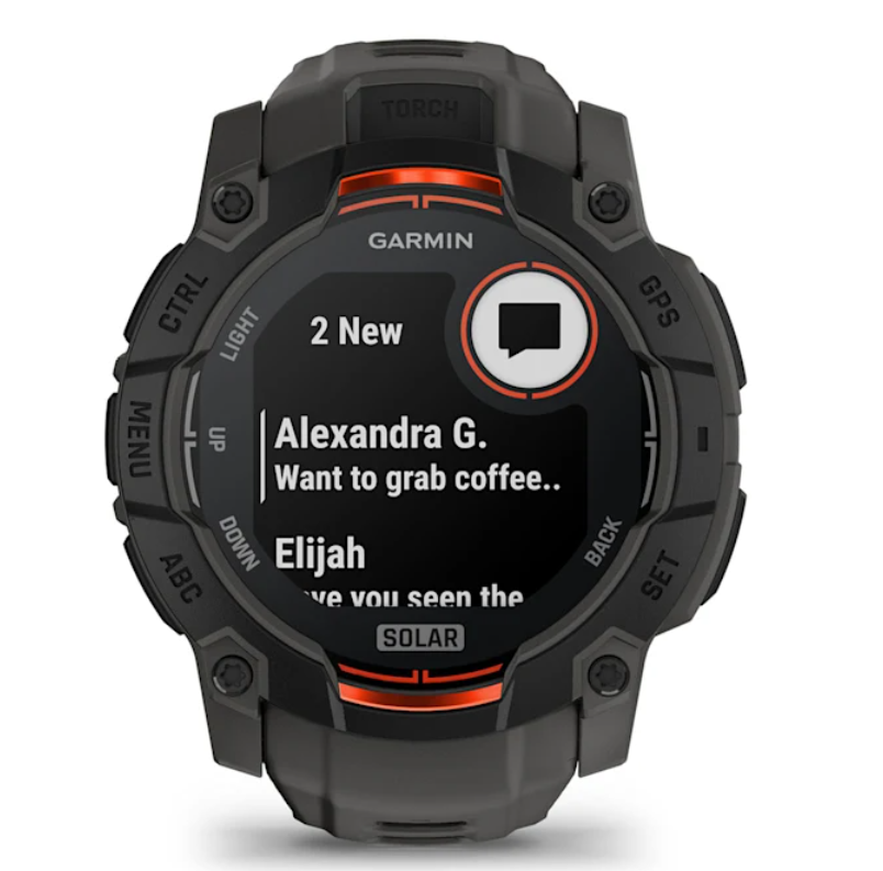 Pametni sat GARMIN Instinct 3, 50mm, SOLAR, Black Charcoal, 010-02935-00-2