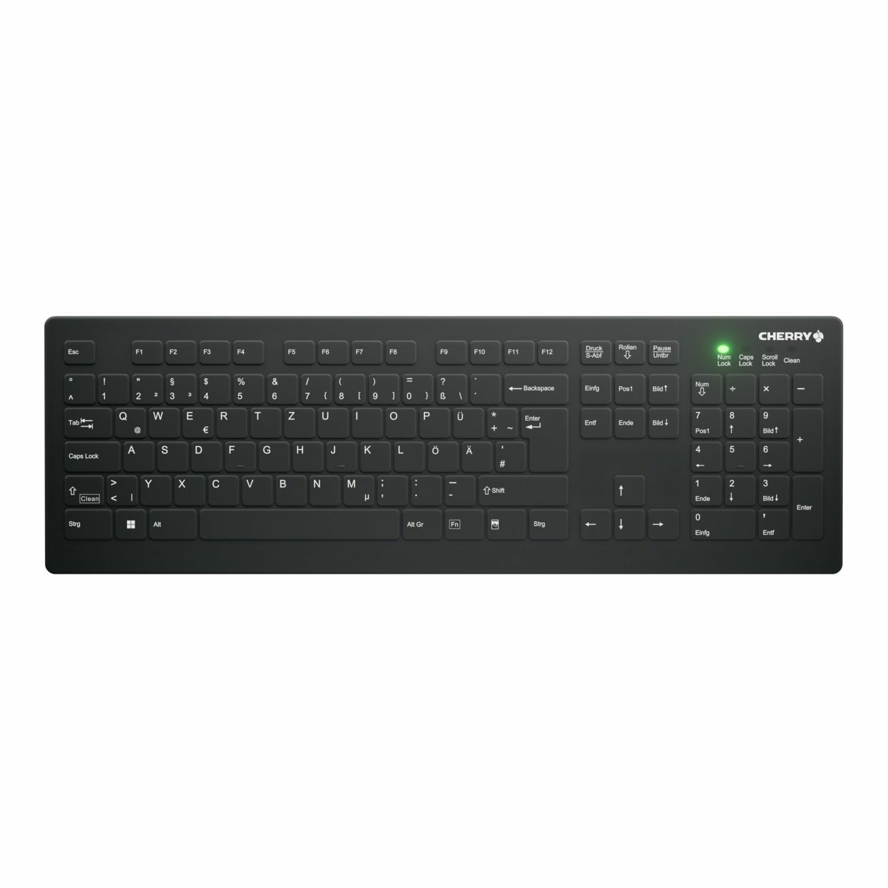 Tipkovnica CHERRY AK-C8112 Medical bežični sealed crna boja IP68 – internacionalna non HR tipkovnica