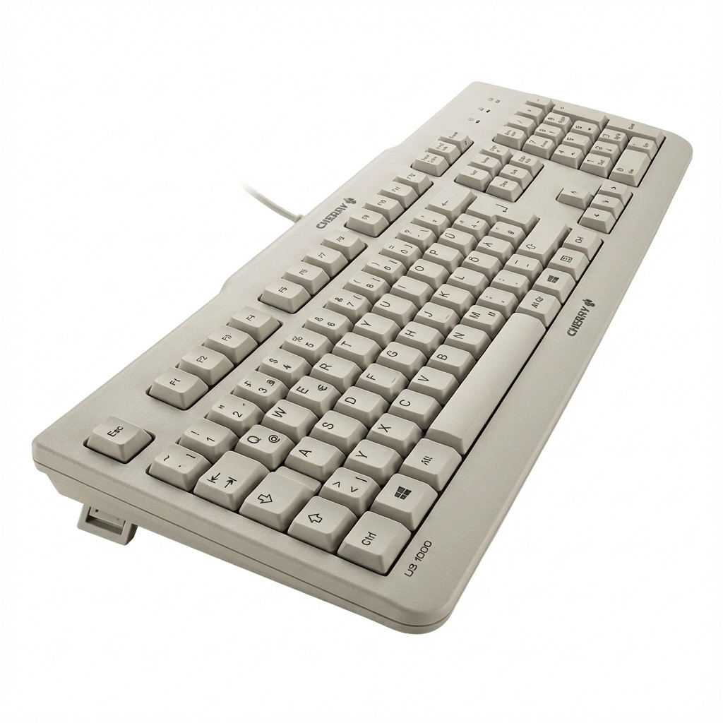 Tipkovnica CHERRY KC 1000 [US/EU] bež – internacionalna non HR tipkovnica