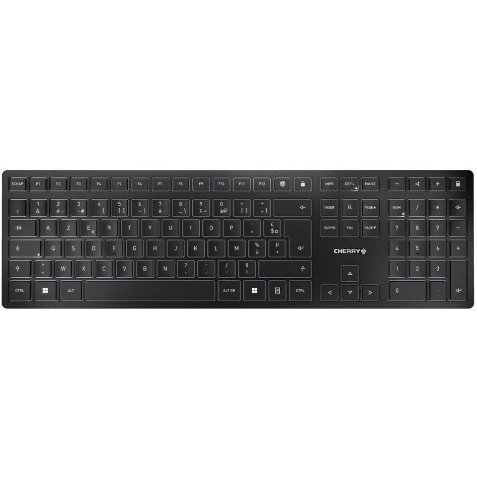 Tipkovnica CHERRY KW 9100 SLIM [FR] crna boja – internacionalna non HR tipkovnica