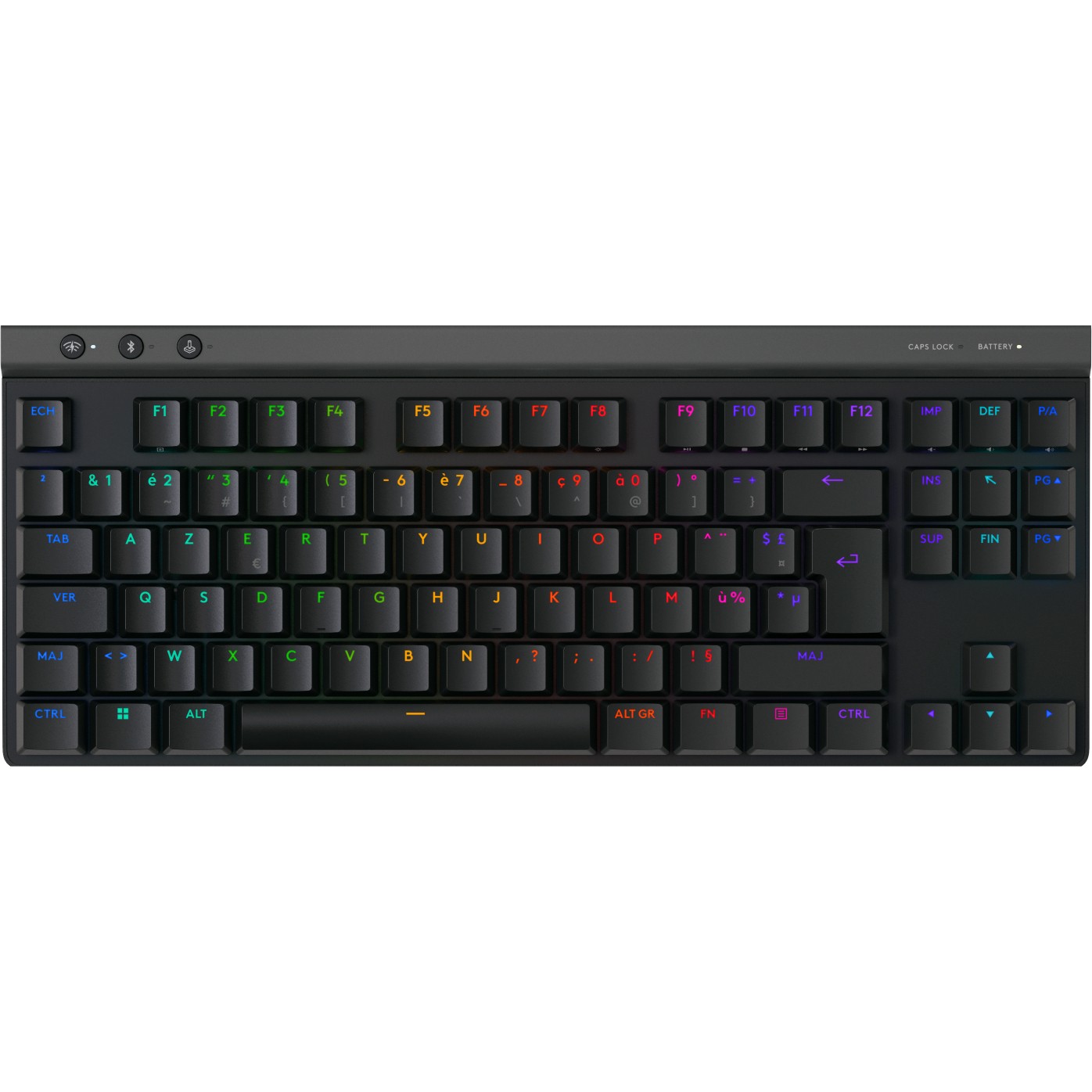 Tipkovnica LOGITECH G515 LIGHTSPEED TKL crna (FR) – internacionalna non HR tipkovnica