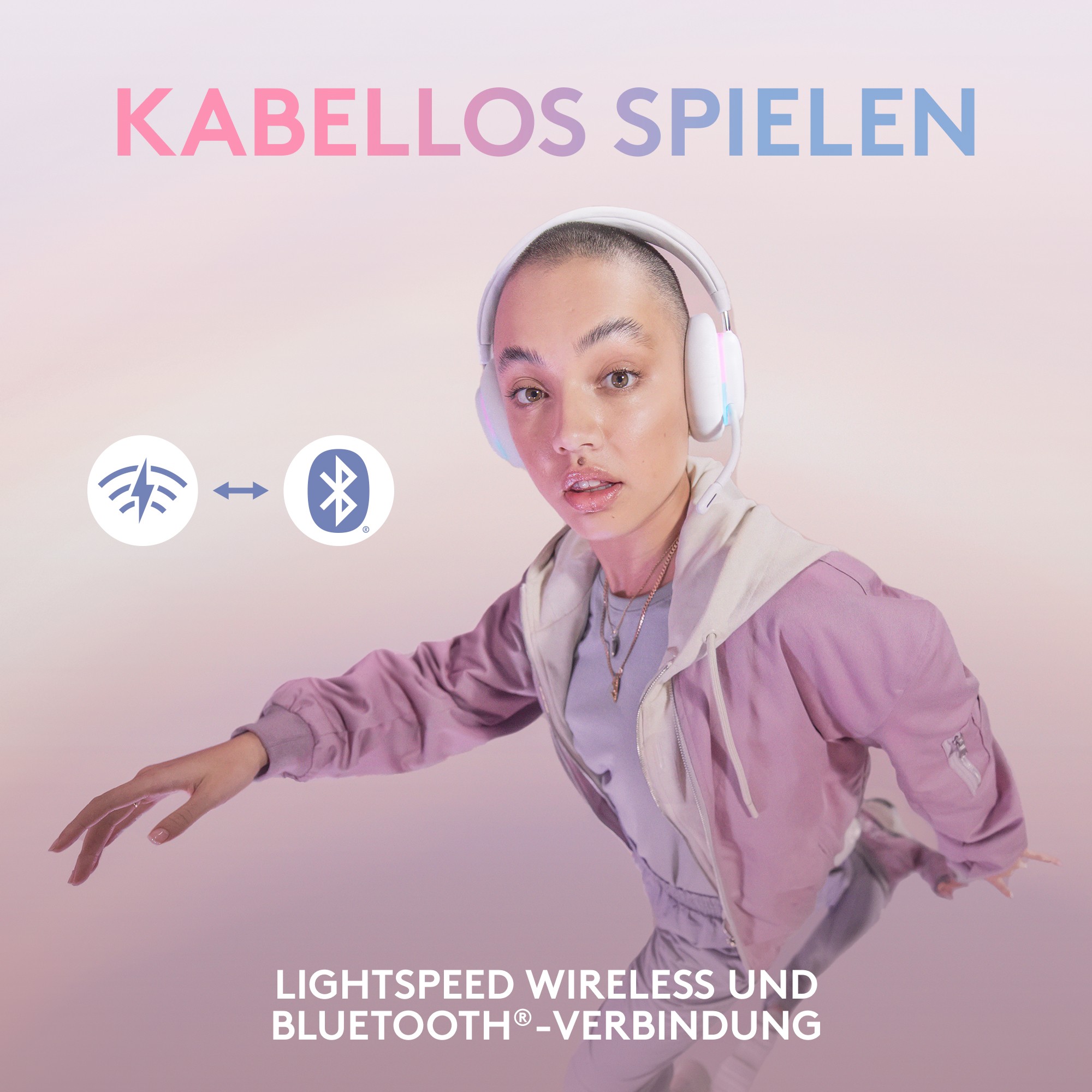 Slušalice LOGITECH G G735 full size Bluetooth / LIGHTSPEED wireless 3.5 mm jack bijela boja-12