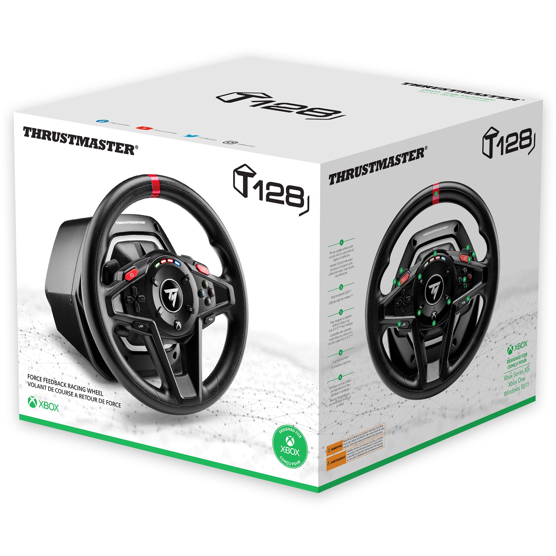 Volan THRUSTMASTER T128 Lenkrad- und Pedale-Set PC/Xbox-9