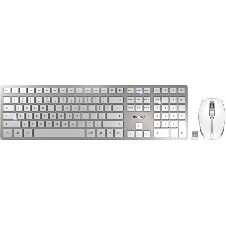 Set tipkovnica i miš CHERRY DW 9100 SLIM bežični EU-Layout – internacionalna non HR tipkovnica