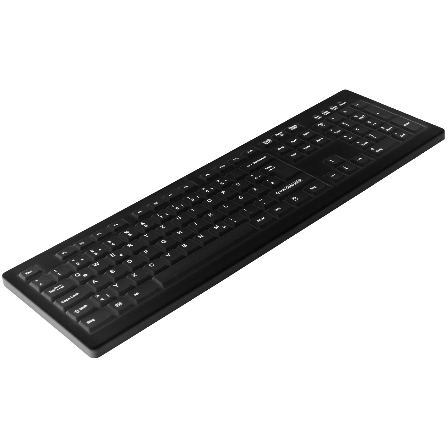 Tipkovnica CHERRY ACTIVE KEY MTA AK-C8100 (žičana, de layout, crna, ip68)