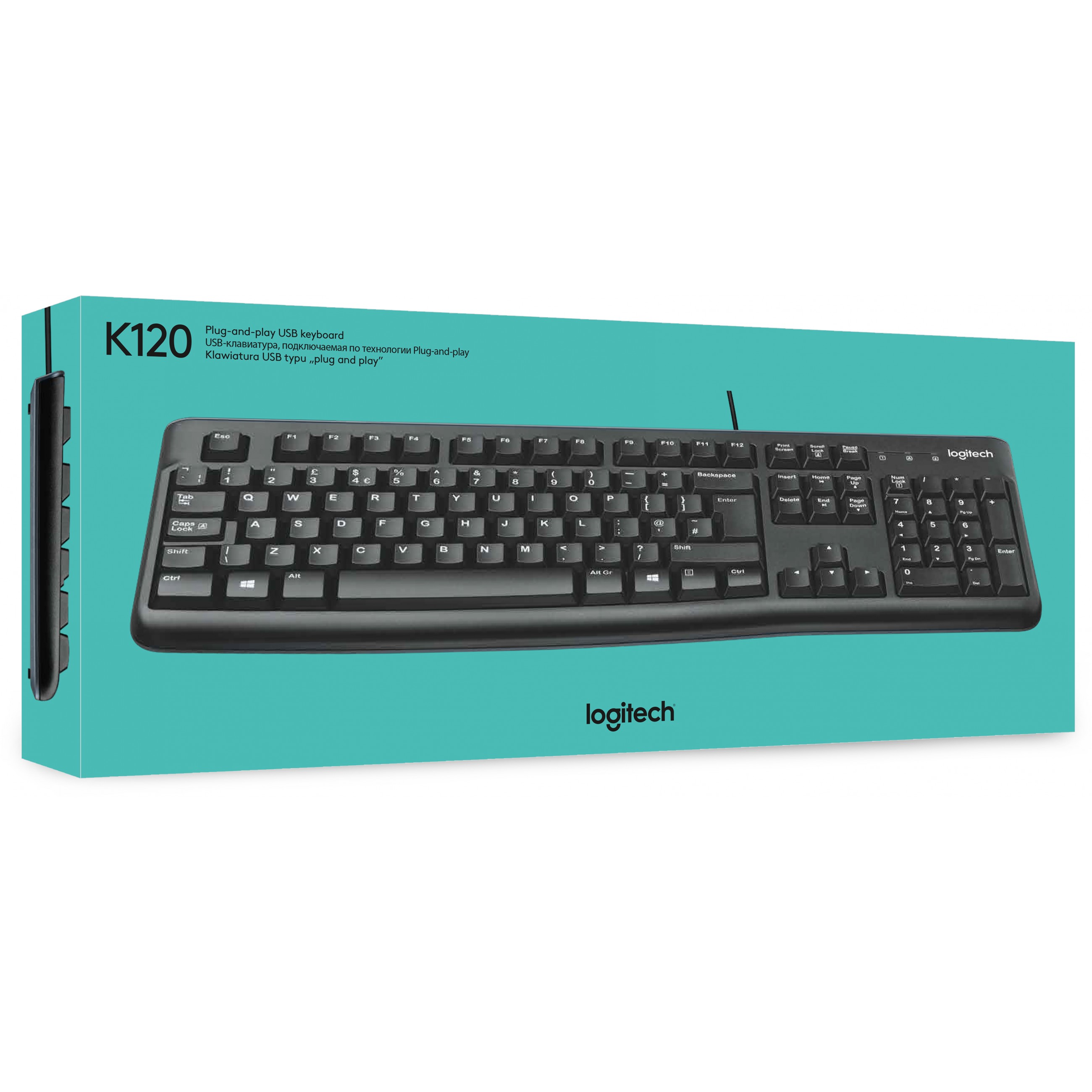 Tipkovnica LOGITECH K120 belgijski raspored tipki – internacionalna non HR tipkovnica-11