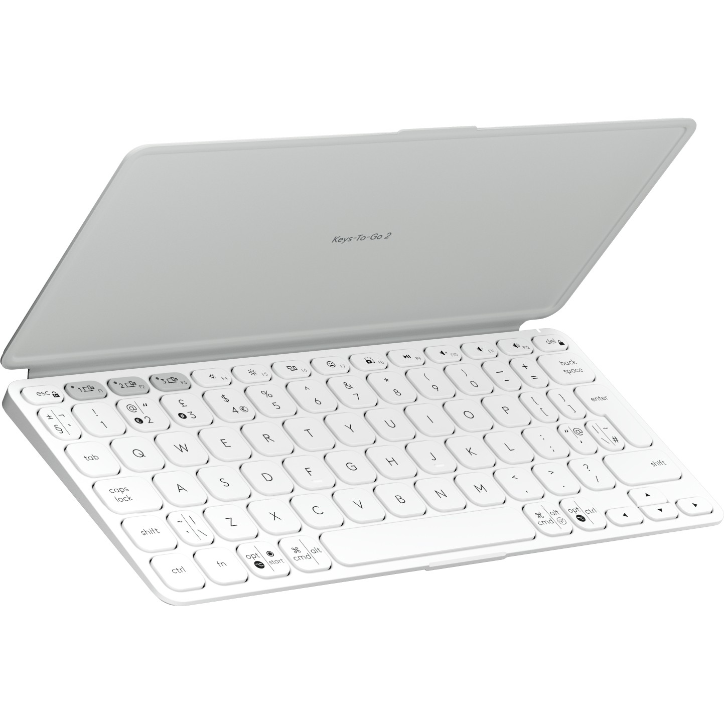Tipkovnica LOGITECH Keys-To-Go 2, Pale Grey, INTNL-948 (US) – internacionalna non HR tipkovnica