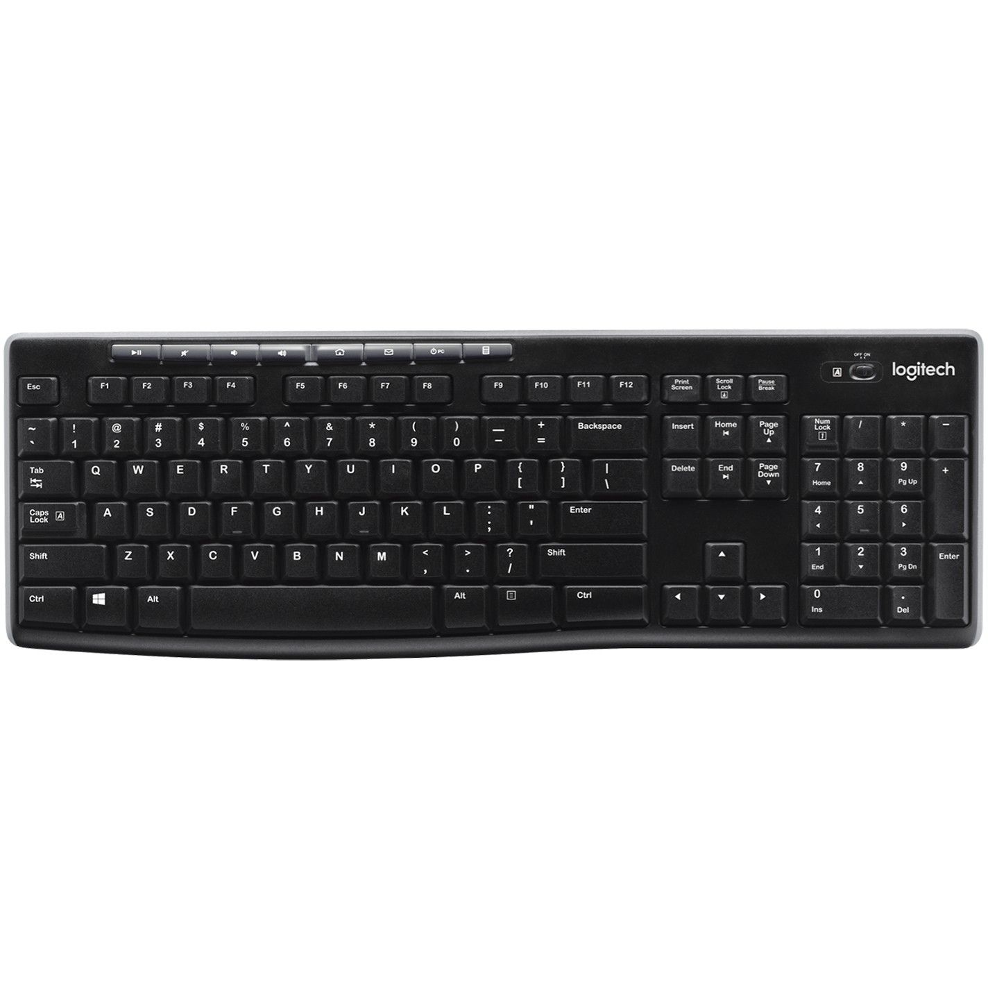 Tipkovnica LOGITECH K270 bežična, US raspored – internacionalna non HR tipkovnica-3