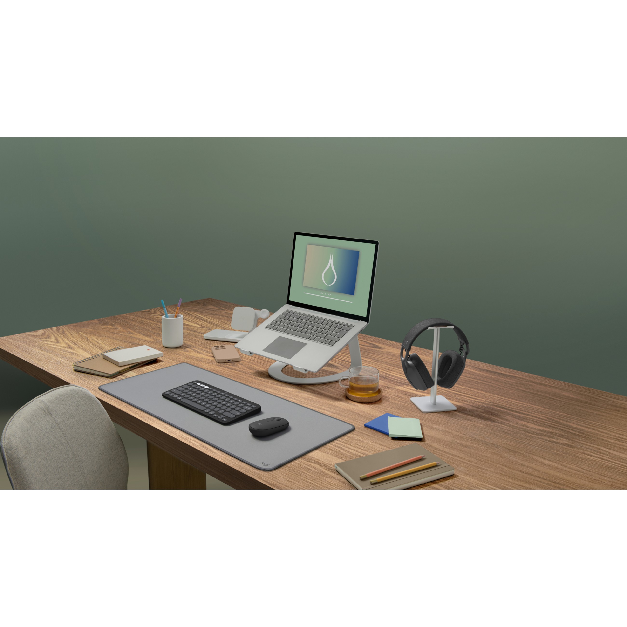Tipkovnica i miš LOGITECH PEBBLE 2 COMBO TONAL GRAPHITE – internacionalna non HR tipkovnica-10