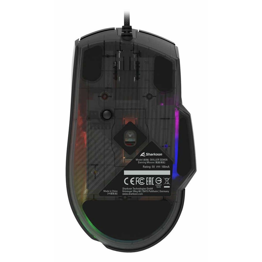 Gaming miš SHARKOON SKILLER SGM35 6400 DPI crni-4