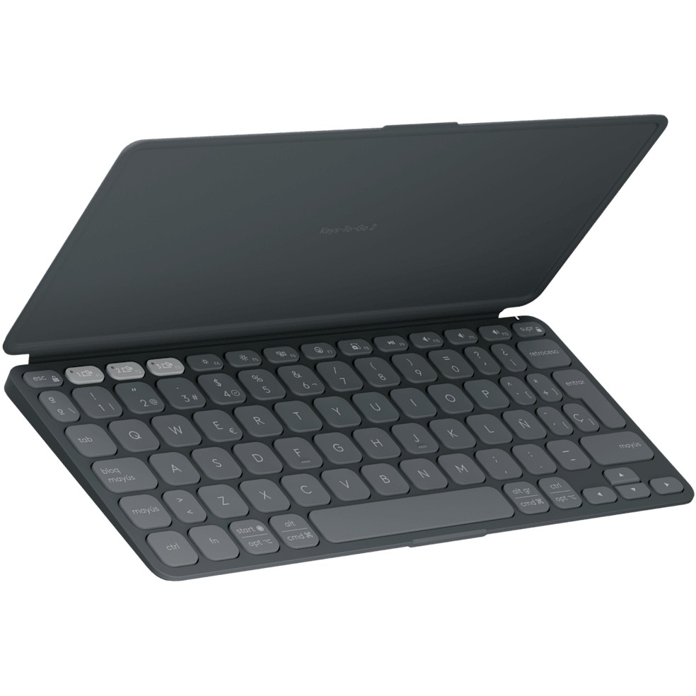 Tipkovnica LOGITECH Keys-To-Go 2 Graphite (DE) – internacionalna non HR tipkovnica