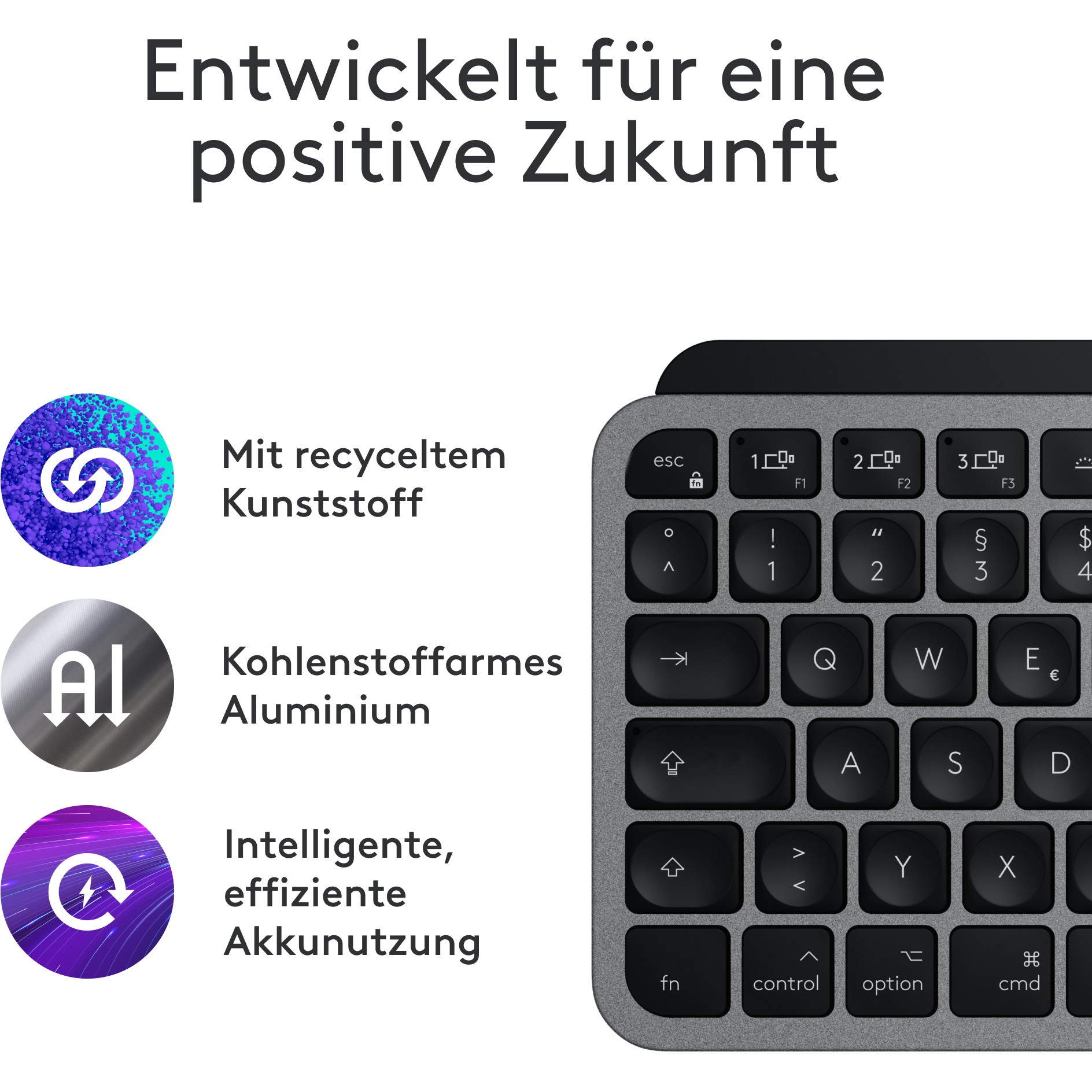 Tipkovnica LOGITECH Master Series MX Keys Mini, siva boja – internacionalna non HR tipkovnica-5